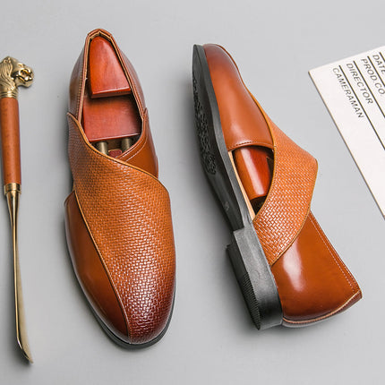 Mocassins en cuir véritable Panache