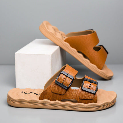 Sedona Leather Slides