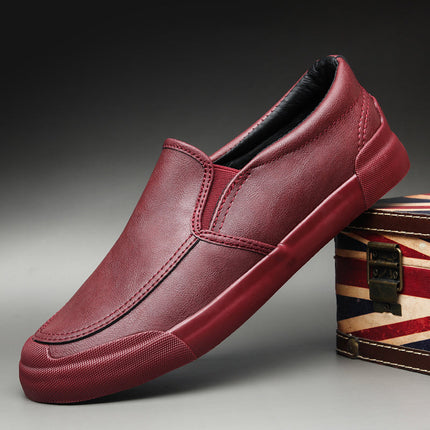 Chelsea Leather Slip-On Sneakers