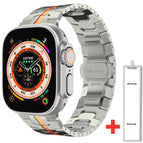 Silver Orange / Apple Watch 42/44/45mm