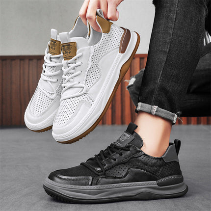 Lusso Italiana Genuine Leather Sneakers