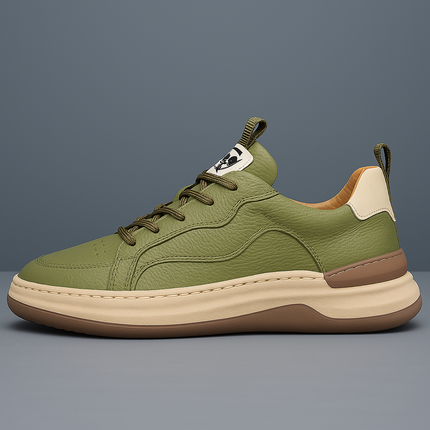 Nero Italiana Genuine Leather Sneakers