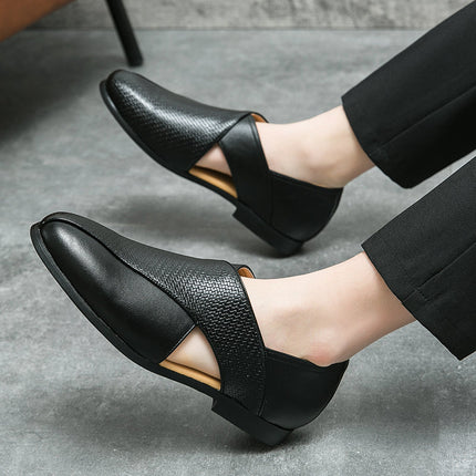 Mocassins en cuir véritable Panache
