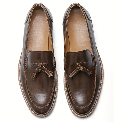 Sorrento Genuine Leather Tassel Loafers