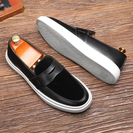 Mocassins en cuir véritable Lusso