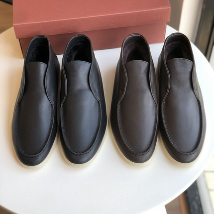 Mocassins en cuir Merlot