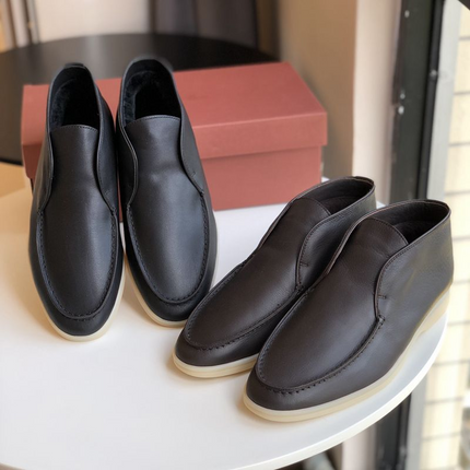 Mocassins en cuir Merlot