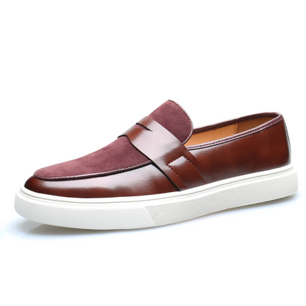 Mocassins en cuir véritable Lusso