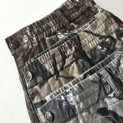 District Nine Camo Shorts