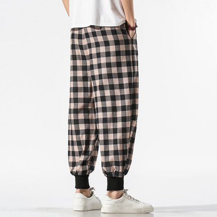 Carter Check Joggers