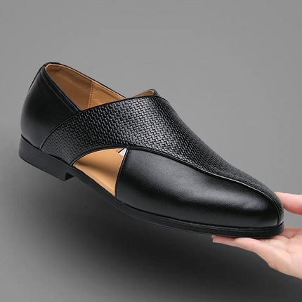 Mocassins en cuir véritable Panache