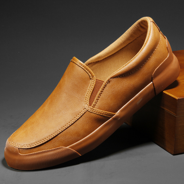 Chelsea Leather Slip-On Sneakers