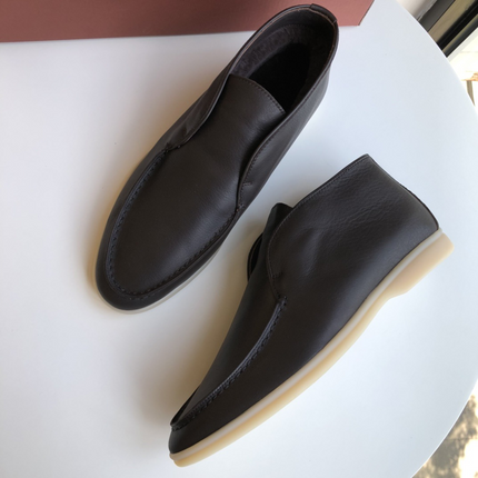 Mocassins en cuir Merlot