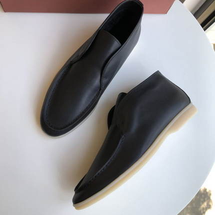 Mocassins en cuir Merlot