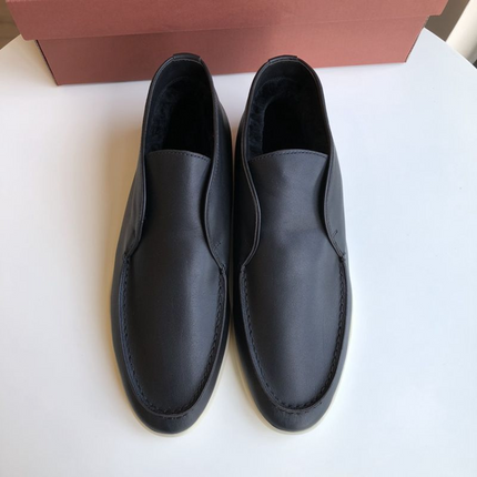 Mocassins en cuir Merlot
