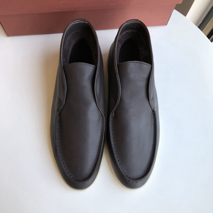 Mocassins en cuir Merlot