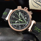 Black / Green – Rose Gold Case