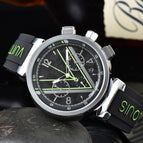 Black / Green – Silver Case