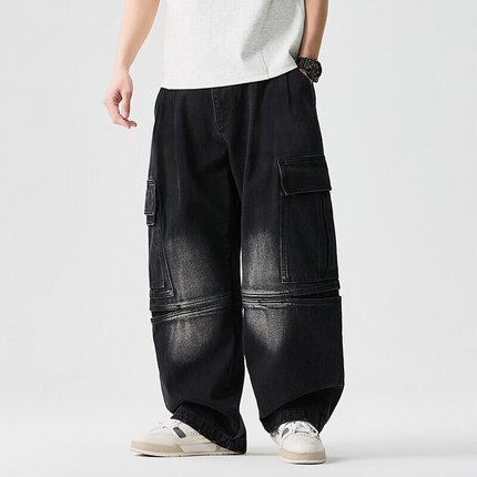 Lucien Wide-Leg Denim Pants