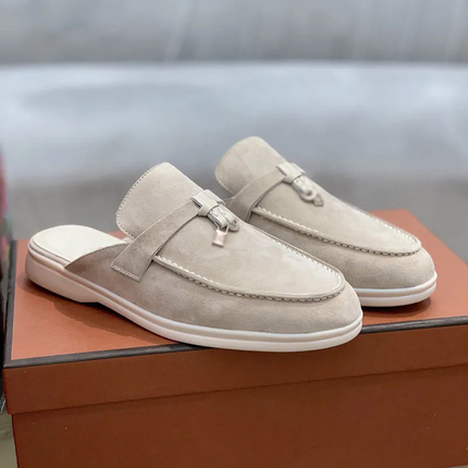 Renzo Italiana Suede Slides