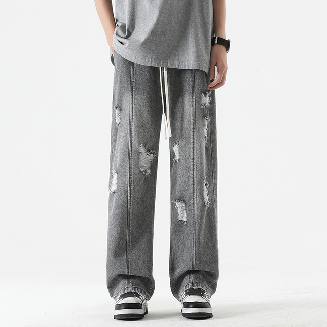 Nexus Distressed Denim Joggers
