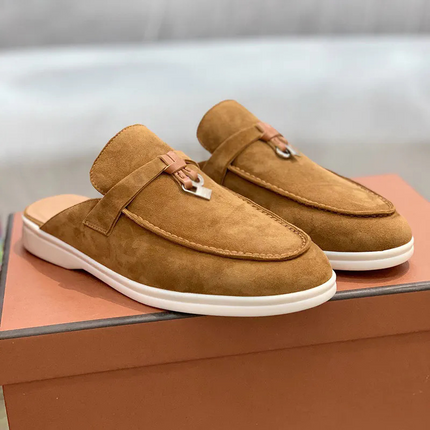 Renzo Italiana Suede Slides