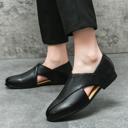 Mocassins en cuir véritable Panache