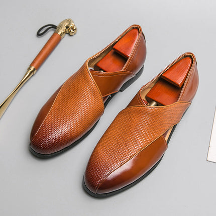 Mocassins en cuir véritable Panache