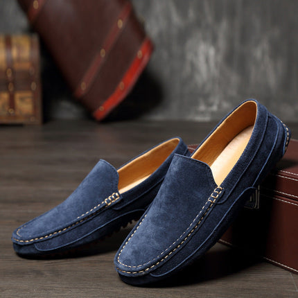 Mocassins en daim italien Romano