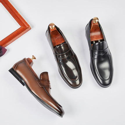 Mocassins Penny en cuir italien