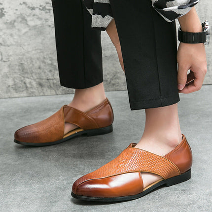 Mocassins en cuir véritable Panache