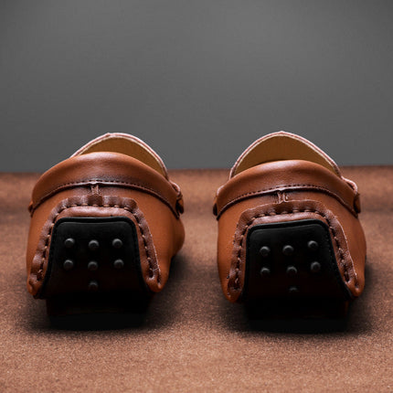 Mocassins en cuir véritable Luciano