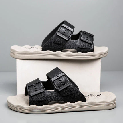 Sedona Leather Slides
