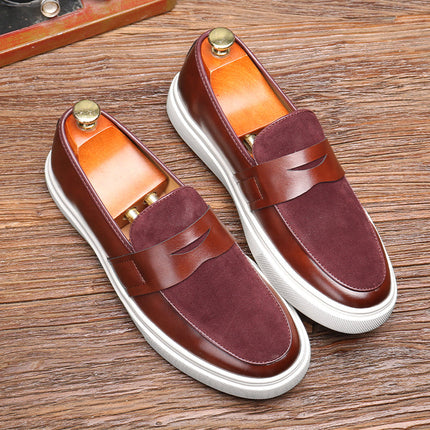 Mocassins en cuir véritable Lusso