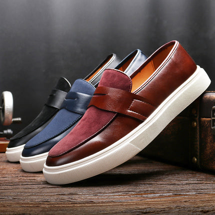 Mocassins en cuir véritable Lusso