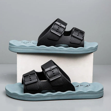 Sedona Leather Slides