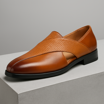 Mocassins en cuir véritable Panache