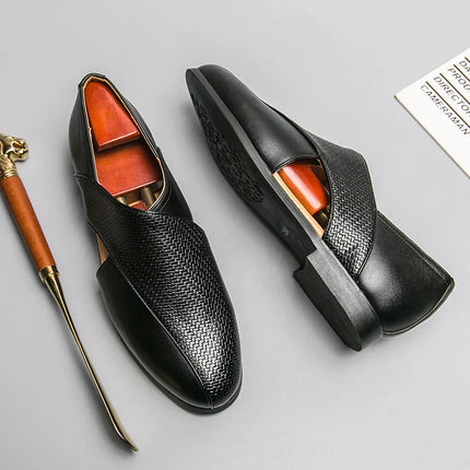 Mocassins en cuir véritable Panache