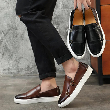Mocassins en cuir véritable Milano
