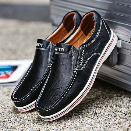 Mocassins en cuir véritable Maverick
