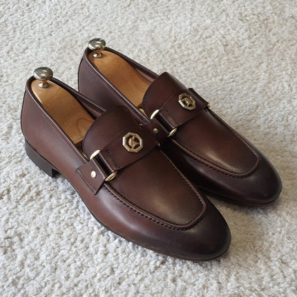 Mocassins en cuir véritable italien Milan
