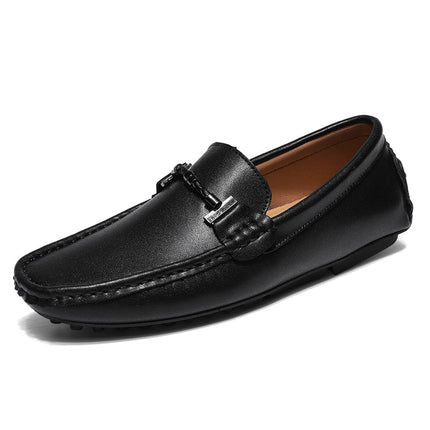 Mocassins en cuir véritable Luciano