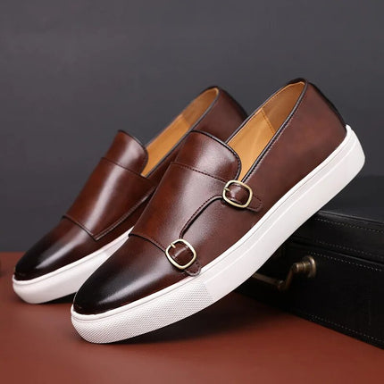Mocassins en cuir véritable Milano